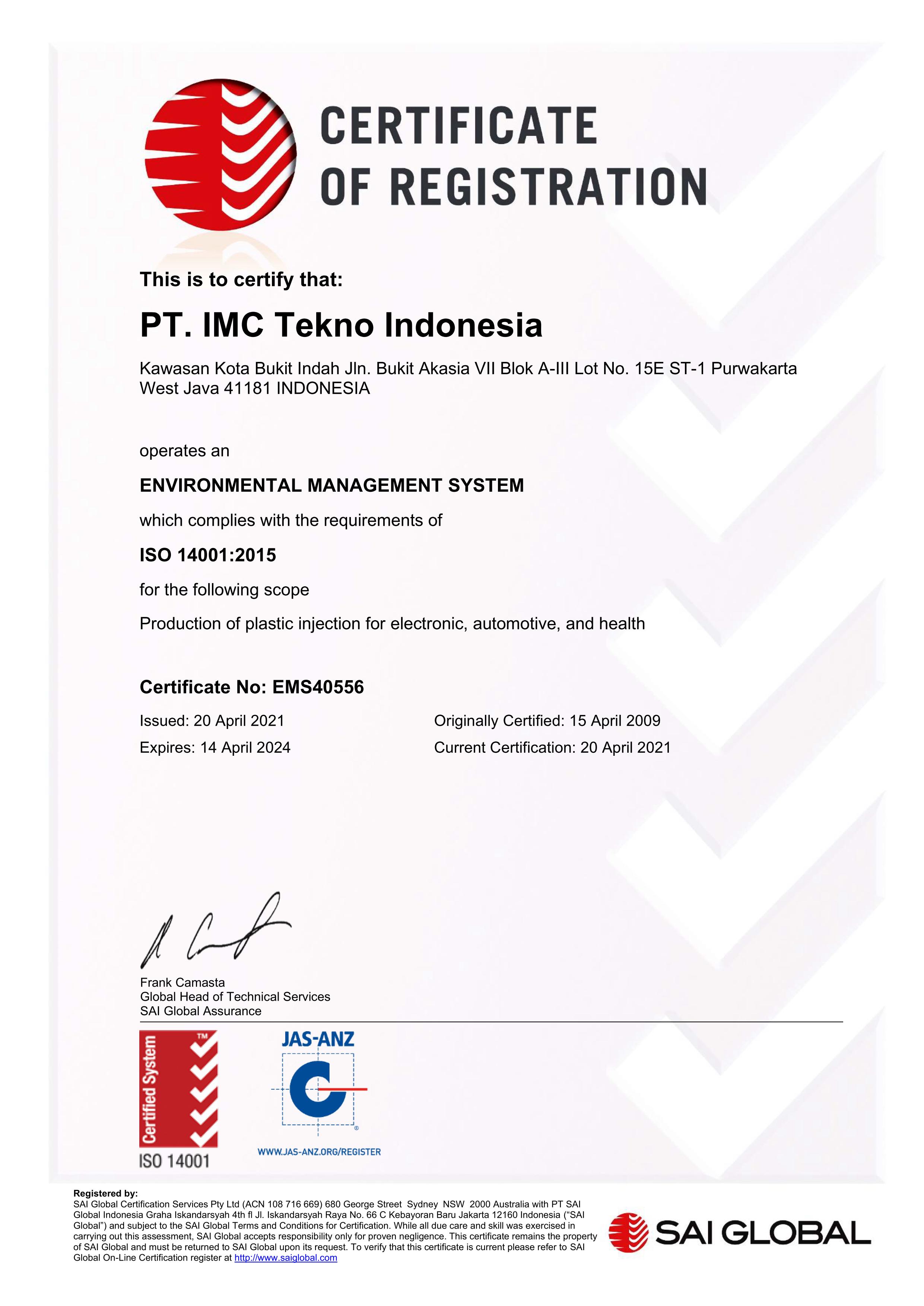 ISO14001:2004